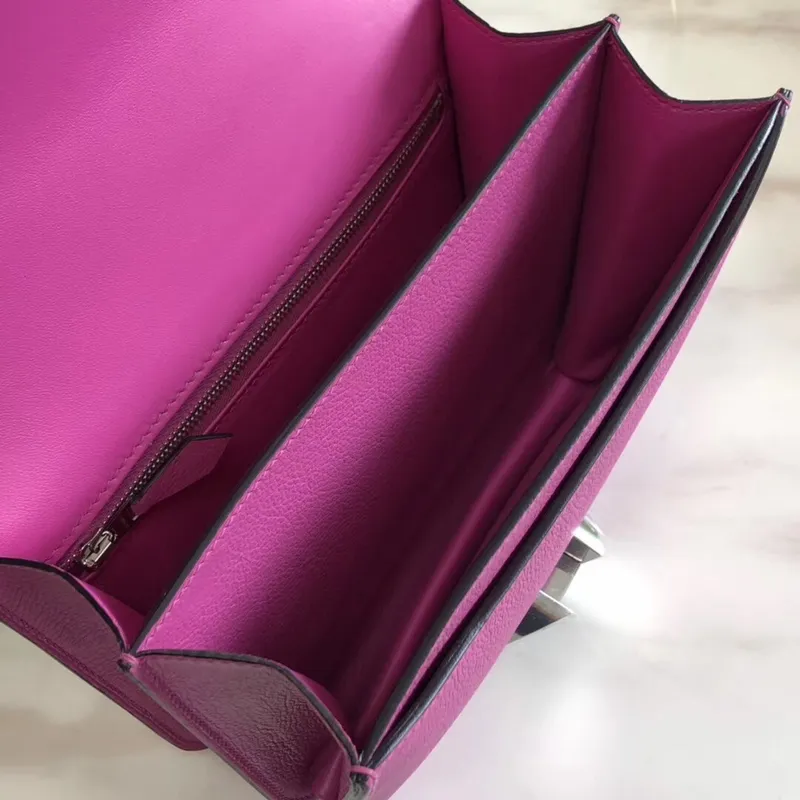 Hermes 2002 20cm Taška v magnóliové Evercolor telecí kůži