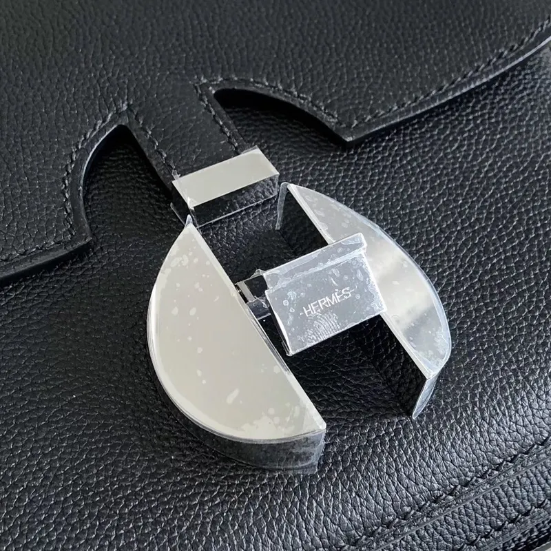 Hermes 2002 20cm Taška v černé Evercolor telecí kůži