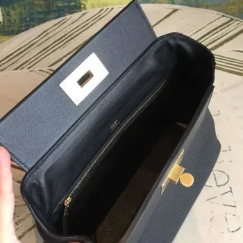 Hermes 24/24 29 Taška v černé kůži Clemence