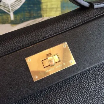 Hermes 24/24 29 Taška v černé kůži Clemence