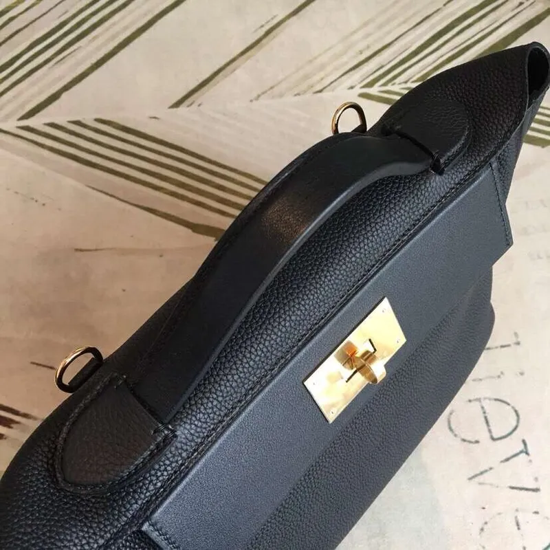 Hermes 24/24 29 Taška v černé kůži Clemence