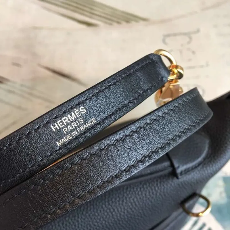 Hermes 24/24 29 Taška v černé kůži Clemence
