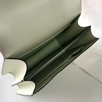 Hermes Constance 1 18 Zrcadlová taška v barvě Vert Fizz z telecí kůže Epsom