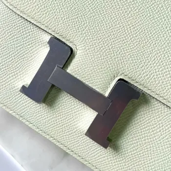 Hermes Constance 1 18 Zrcadlová taška v barvě Vert Fizz z telecí kůže Epsom