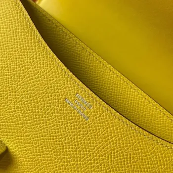 Hermes Constance 18 Ručně vyráběná taška v Jaune de Naples Epsom telecí kůži