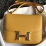 Hermes Mini Constance 18cm Taška Jaune Epsom