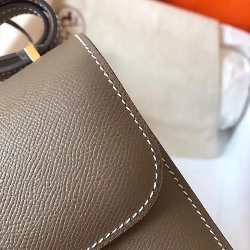 Hermes Mini Constance 18cm Taupe Epsom Taška