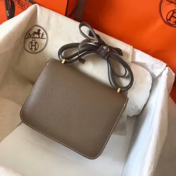 Hermes Mini Constance 18cm Taupe Epsom Taška