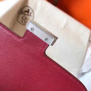 Hermes Mini Constance 18cm Ruby Epsom Taška