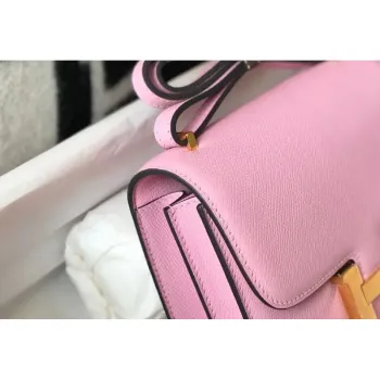 Hermes Mini Constance 18cm Epsom Mauve Sylvestre Taška
