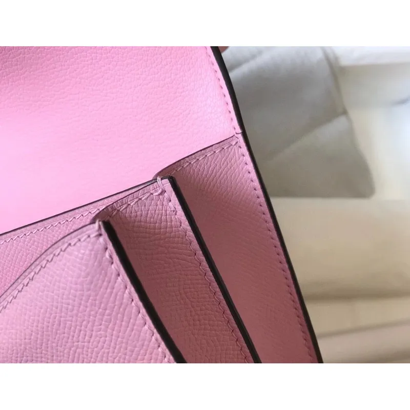 Hermes Mini Constance 18cm Epsom Mauve Sylvestre Taška