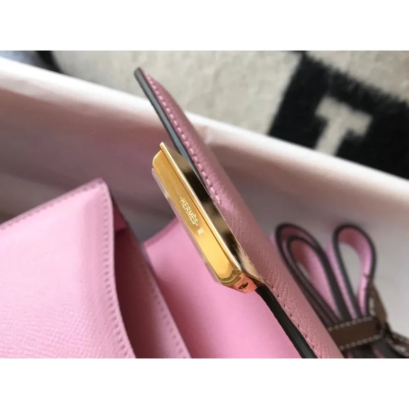 Hermes Mini Constance 18cm Epsom Mauve Sylvestre Taška