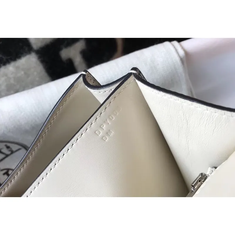 Taška Hermes Constance 18 cm v ombre embosované přírodní ještěrce