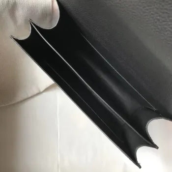 Taška Hermes Constance 18cm v černém embosovaném krokodýlím vzoru