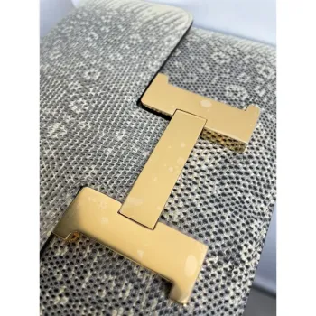 Hermes Constance 24 Ručně vyráběná taška v Ombre přírodní kůži ještěrky