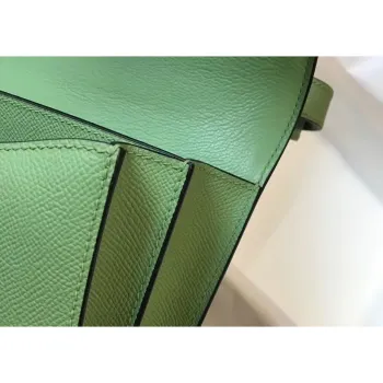 Hermes Epsom Constance 24cm Vert Criquet Ručně vyráběná taška