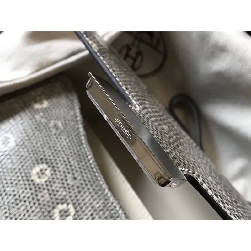 Taška Hermes Constance 24 cm v ombre embosované přírodní ještěře