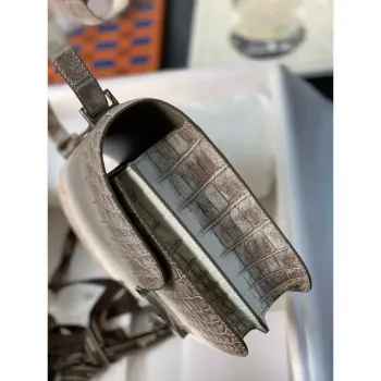 Hermes Constance 24 Ručně vyrobená taška z kůže krokodýla Niloticus Himalaya