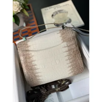 Hermes Constance 24 Ručně vyrobená taška z kůže krokodýla Niloticus Himalaya
