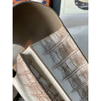 Hermes Constance 24 Ručně vyrobená taška z kůže krokodýla Niloticus Himalaya