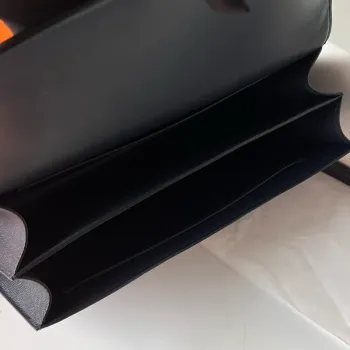 Hermes Constance Elan Ručně vyráběná taška v černé Epsom telecí kůži