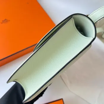 Hermes Constance 1 24 Zrcadlová taška v barvě Vert Fizz z telecí kůže Epsom