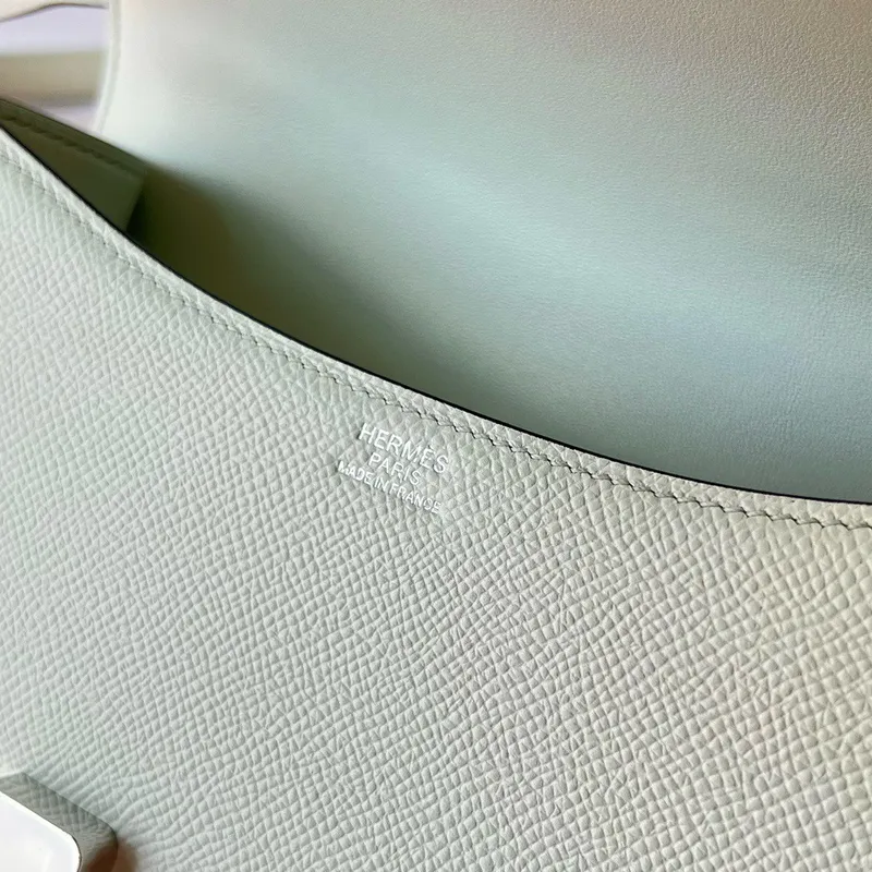 Hermes Constance 1 24 Zrcadlová taška v barvě Vert Fizz z telecí kůže Epsom
