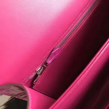 Hermes Constance 24cm Růžový Scheherazade Niloticus Krokodýl