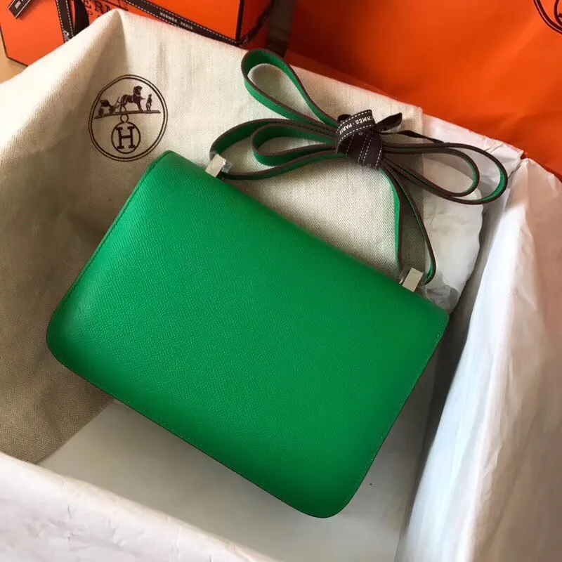 Hermes Epsom Constance 24cm Bambou Ručně vyrobená taška