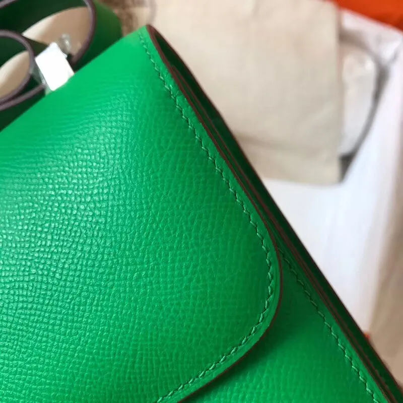 Hermes Epsom Constance 24cm Bambou Ručně vyrobená taška