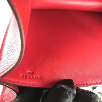 Hermes Epsom Constance 24cm Červená Ručně Vyrobená Taška