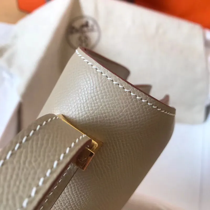 Hermes Epsom Constance 24cm Tourterelle Ručně vyráběná taška