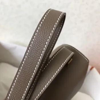 Hermes Epsom Constance 24cm Taupe Ručně vyráběná taška