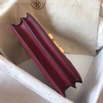 Hermes Bordeaux Epsom Constance Elan 25cm Taška