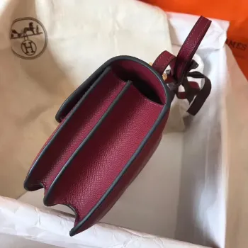 Hermes Bordeaux Epsom Constance Elan 25cm Taška