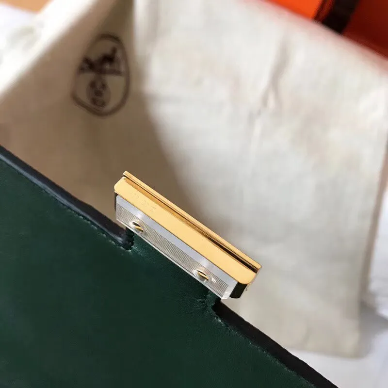 Hermes Vert Anglais Epsom Constance Elan 25cm Taška