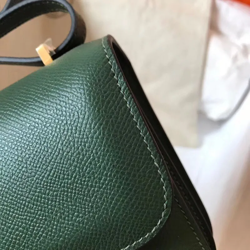 Hermes Vert Anglais Epsom Constance Elan 25cm Taška