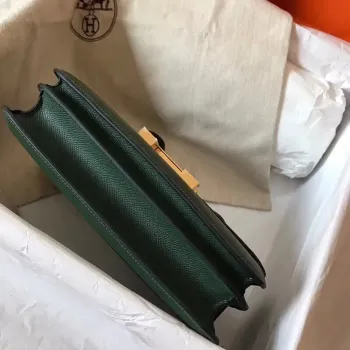 Hermes Vert Anglais Epsom Constance Elan 25cm Taška