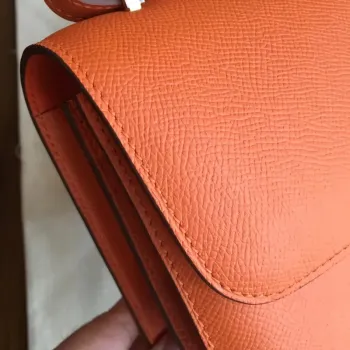 Hermes Orange Epsom Constance Elan 25cm Taška