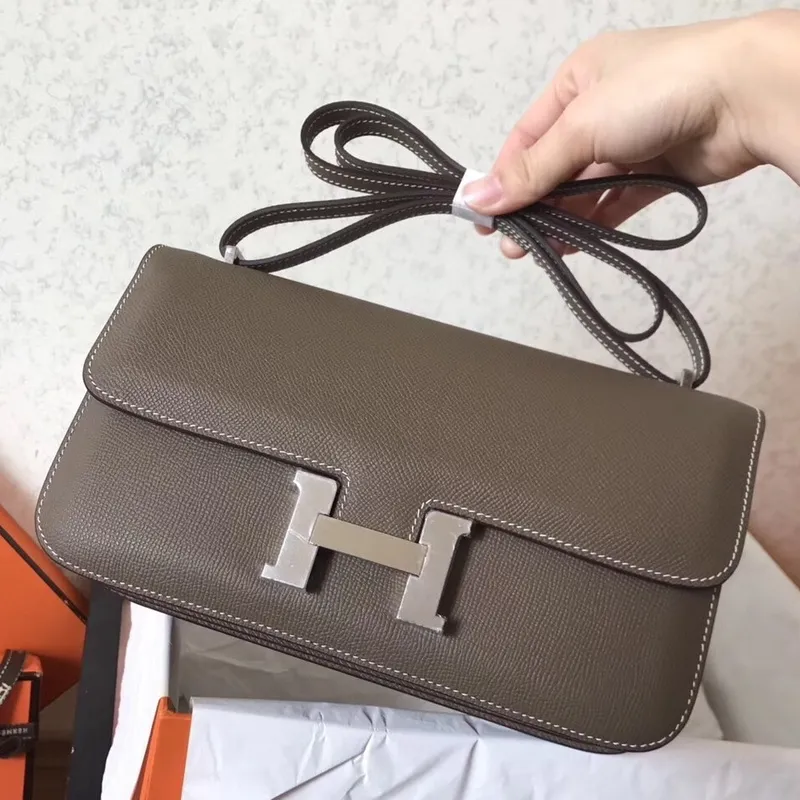 Hermes Etoupe Epsom Constance Elan 25cm Taška
