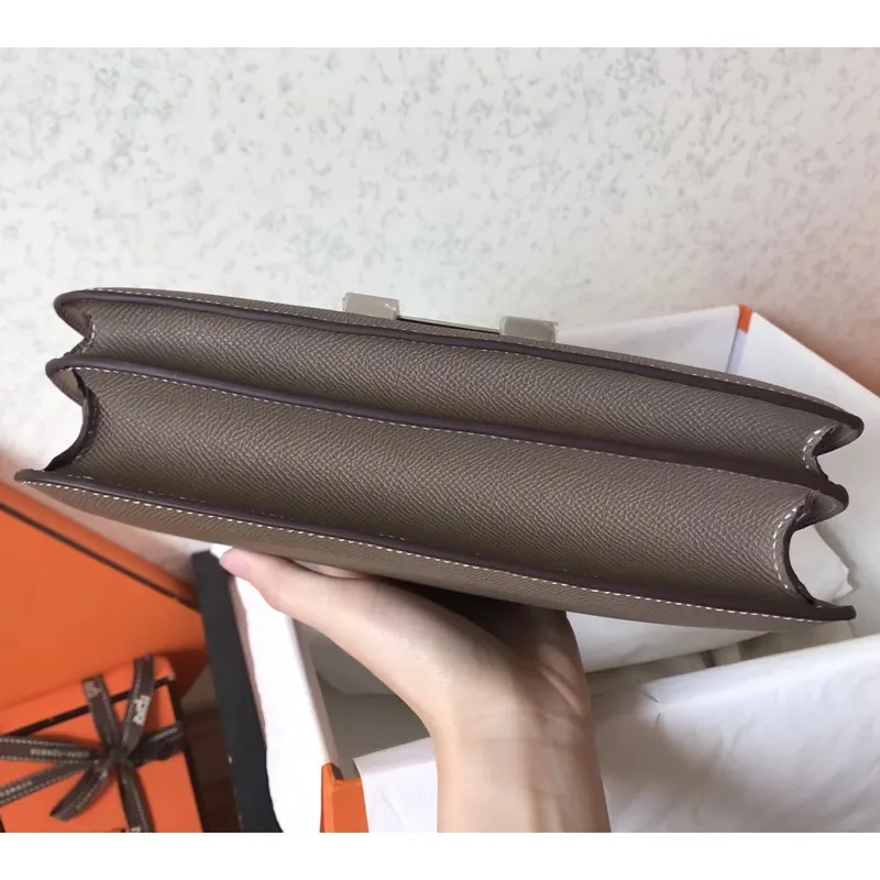 Hermes Etoupe Epsom Constance Elan 25cm Taška