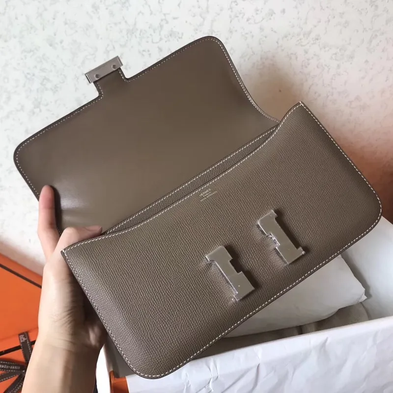 Hermes Etoupe Epsom Constance Elan 25cm Taška