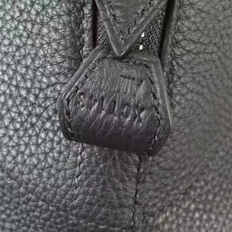 Taška Hermes Shark Bolide 45 cm v černé telecí kůži