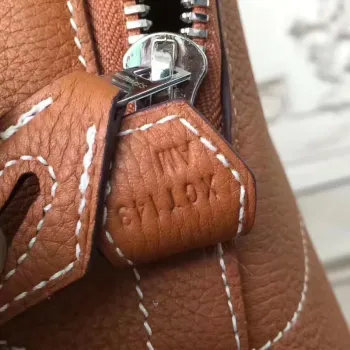 Hermes Shark Bolide 45cm Taška z zlaté telecí kůže