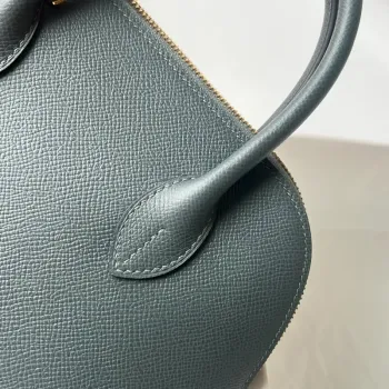 Hermes Bolide 1923 25 Ručně vyráběná taška v barvě Vert Amande z telecí kůže Epsom