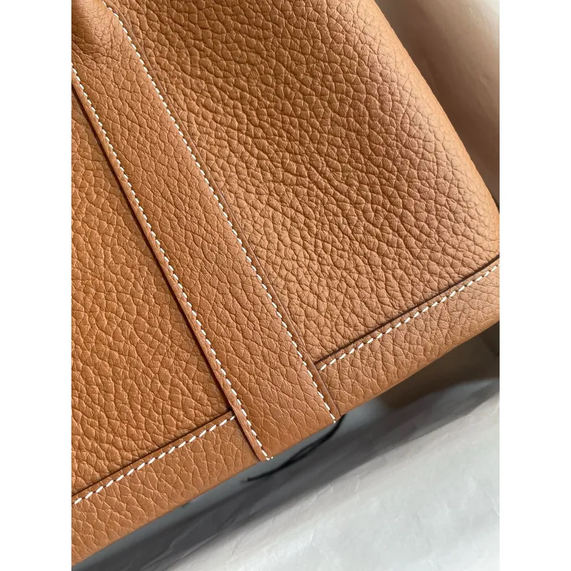 Hermes Garden Party 30 Ručně vyráběná taška z zlaté Negonda kůže