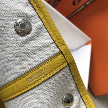 Hermes Soleil Clemence Garden Party 30cm Ručně vyráběná taška