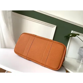 Hermes Tan Fjord Garden Party 30cm s potiskem podšívky