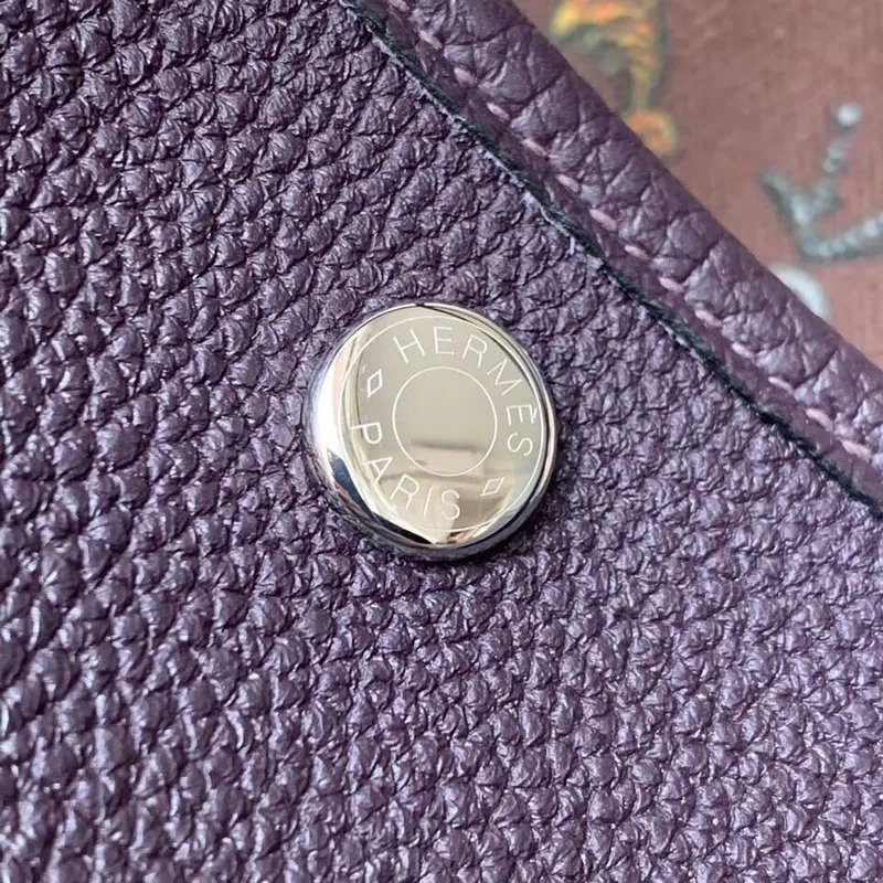 Hermes Raisin Fjord Garden Party 30cm s potištěnou podšívkou