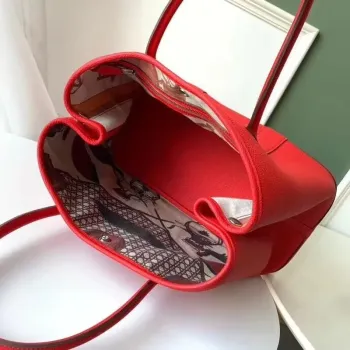 Hermes Red Fjord Garden Party 30cm s potištěnou podšívkou